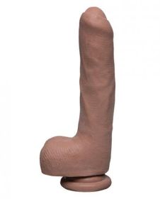 The D Uncut D 9 inches With Balls Ultraskyn Tan Dildo - TCN-DJ1700-74