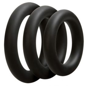 Optimale 3 Silicone C-Ring Set Thick - Black - TCN-DJ0690-04