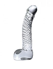 Icicles No 61 Glass Massagers G-Spot Dildo Clear - TCN-PD2961-00