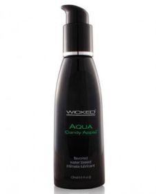 Wicked sensual care collection candy apple flavored 4 oz lubricant - aqua candy apple - waterbased - TCN-WS4041