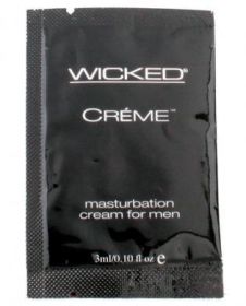 Wicked sensual care collection 0.1 oz creme to liquid masturbation cream for men packette - creme - TCN-WS9104