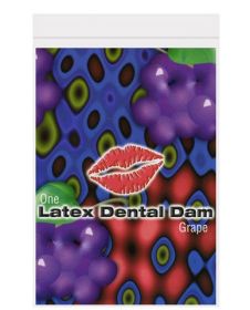 Latex dental dam, grape - TCN-7629-03