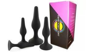 Troll Tech Anal;  Butt Plug Trainer Kit Ã¢â‚¬â€œ 4 pieces - black