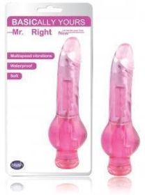 Mr Right Now Pink Realistic Vibrator - BN52800