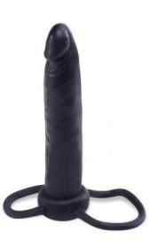 Fetish Fantasy Double Trouble Strap On 5.5 Inches Black - PD374023