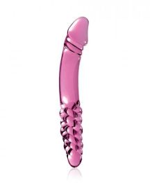 Icicles No 57 Glass Double Dildo Pink - PD295700