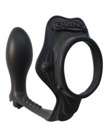 Rock Hard Ass Gasm Vibrating Ring - Black - PD590923