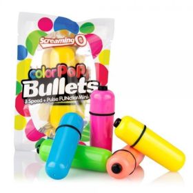 Color Pop Bullet Vibrator Neon Orange - SCRCPBUL101OR