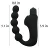 Eros Ã¢â‚¬â€œ Black Anal Bead Vibrator - Black