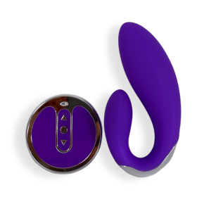 Athena Ã¢â‚¬â€œ Remote Control Dildo & Pulsating Vibrator - Purple