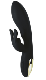 Agrippina Ã¢â‚¬â€œ Waterproof Rabbit Vibrator - Black